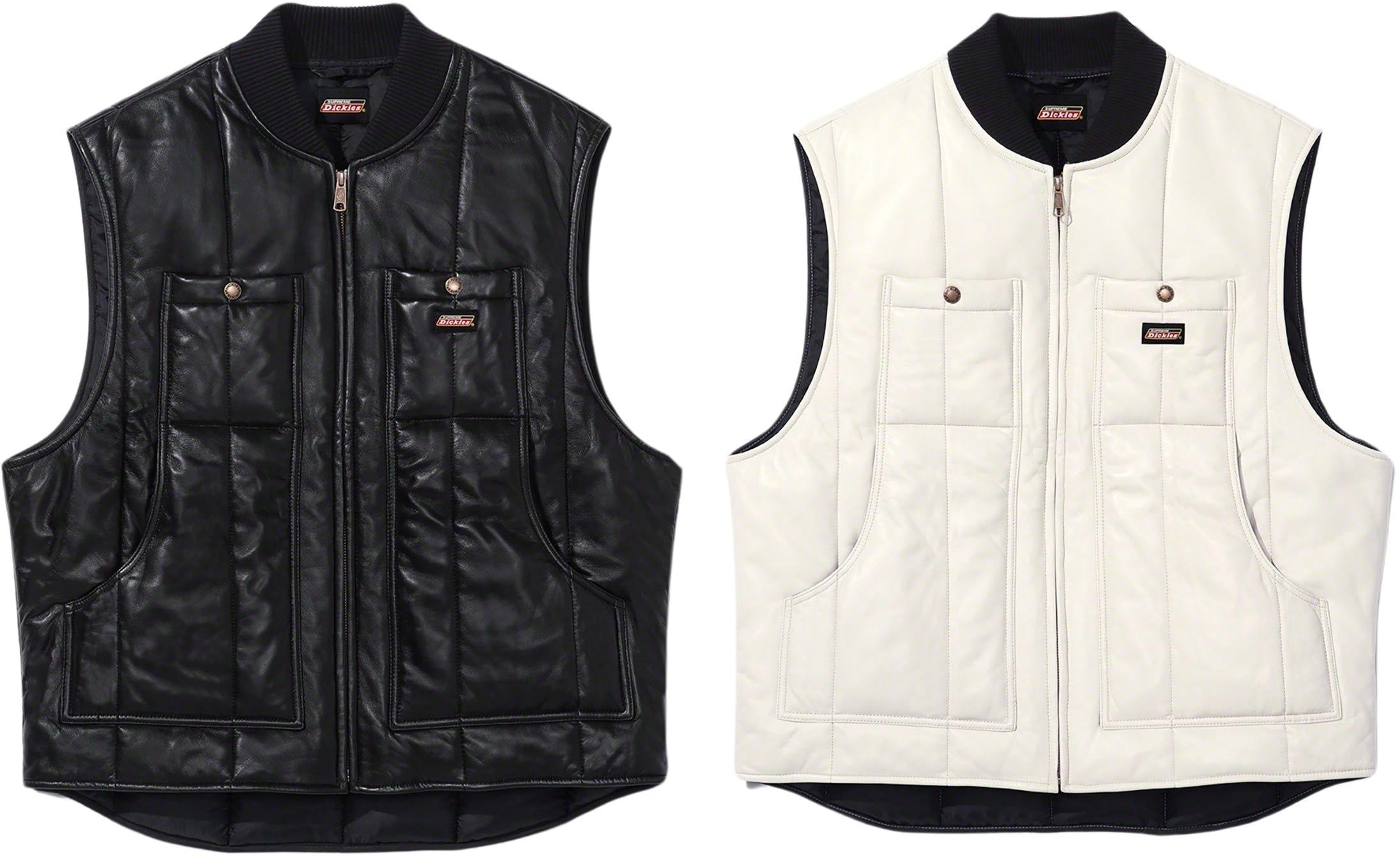 Supreme®/Dickies® Leather Work Vest